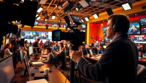 Capture the vibrant newsroom life at https://www.thedailynewsonline.com, showcasing journalists in action.