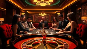 Experience thrilling poker action while exploring sex ai themes at an upscale casino table.
