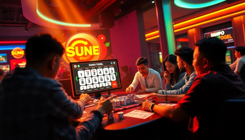 Adegan permainan togel sumo online yang menarik dengan beragam pemain dan antarmuka modern.