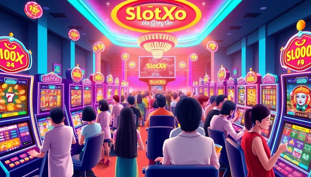 เล่นสล็อตออนไลน์ SlotXO บนคาสิโนออนไลน์ที่เต็มไปด้วยสีสันและความสนุกสนาน