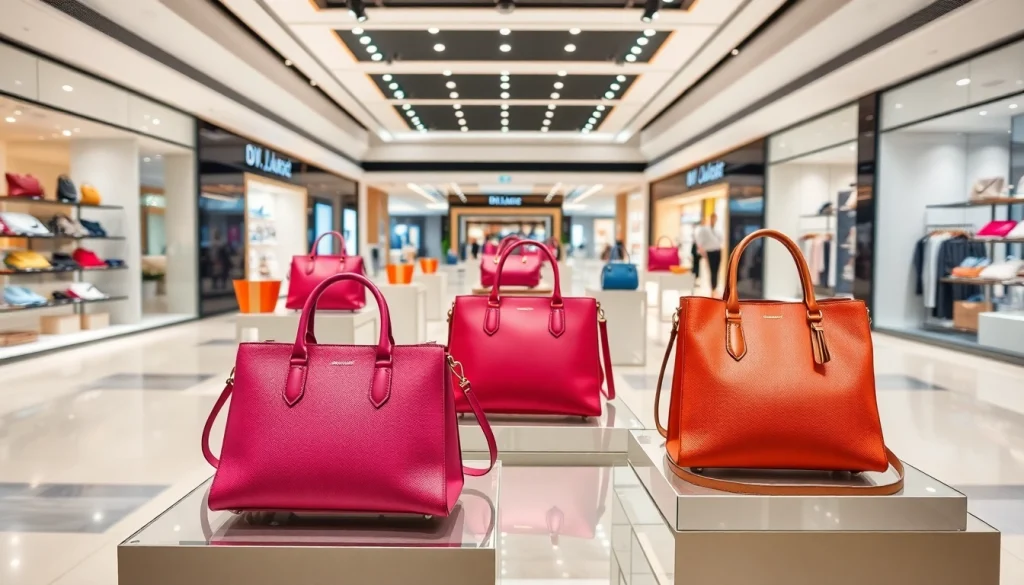 레플리카쇼핑몰에서 고급스러운 가방과 액세서리를 쇼핑하는 모습