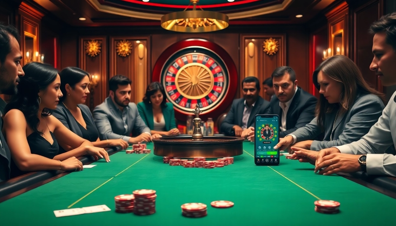 Engaged players experiencing thrilling games at okwin's luxurious online casino.
