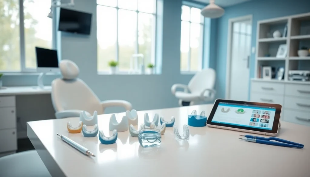 Explore recommended mouthpiece orthodontic options in a modern dental setting.