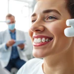 Adult braces Hawthorn patient receiving orthodontic consultation in a modern clinic.