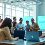 Boosting productivity with hubspot crm free in a collaborative office setting.