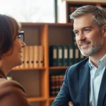 Consultation with a Greenville Personal Injury Lawyer, showcasing empathy and professionalism.
