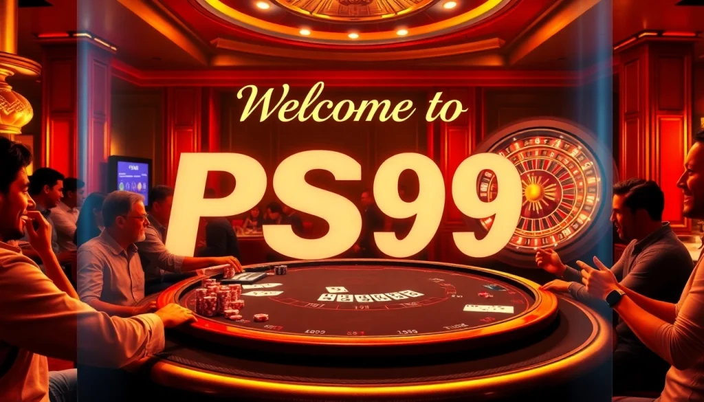Exciting gameplay at PS99 casino with players enjoying blackjack and roulette.