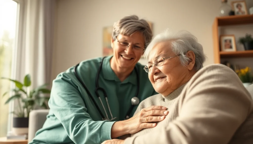 Engaging in home health care services near me with compassionate caregiver support for seniors.