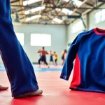 Showcase Jiu Jitsu Rash Guards highlighting quality design and vibrant colors in a training environment.