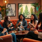 Erleben Sie die entspannte Atmosphäre eines cannabis club hamburg mit Freunden und gemütlichem Ambiente.
