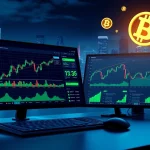 Analyze trading strategies with various crypto trading bot sites on a modern desktop.