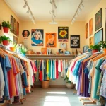 Explore unique vintage finds at https://thrift-vintage.com/ with a vibrant store interior.
