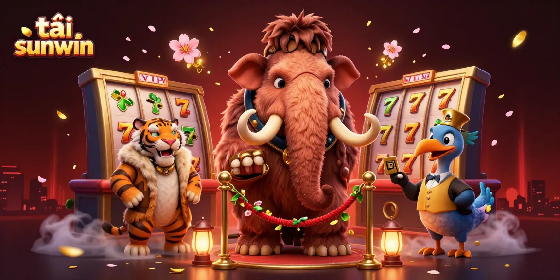 Play the exciting tải sunwin game with unique casino characters interacting in a visually rich environment.