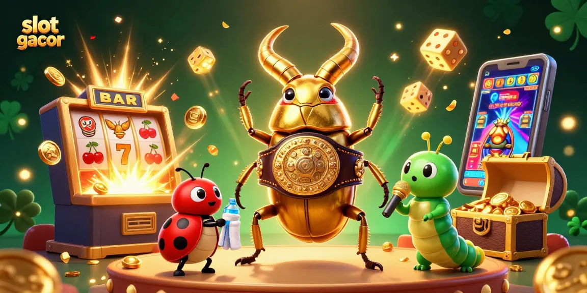Engage in thrilling gameplay with slot gacor featuring vibrant characters in a dynamic casino scene.