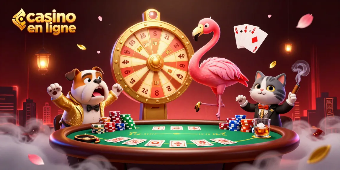 Jouez au casino en ligne avec une scène dynamique pleine de richesses et de prix excitants.
