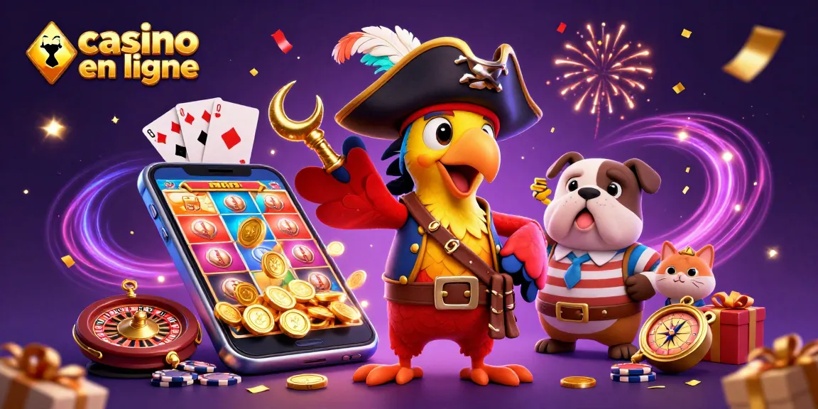 Profitez des émotions du casino en ligne avec des personnages amusants et des jeux colorés.