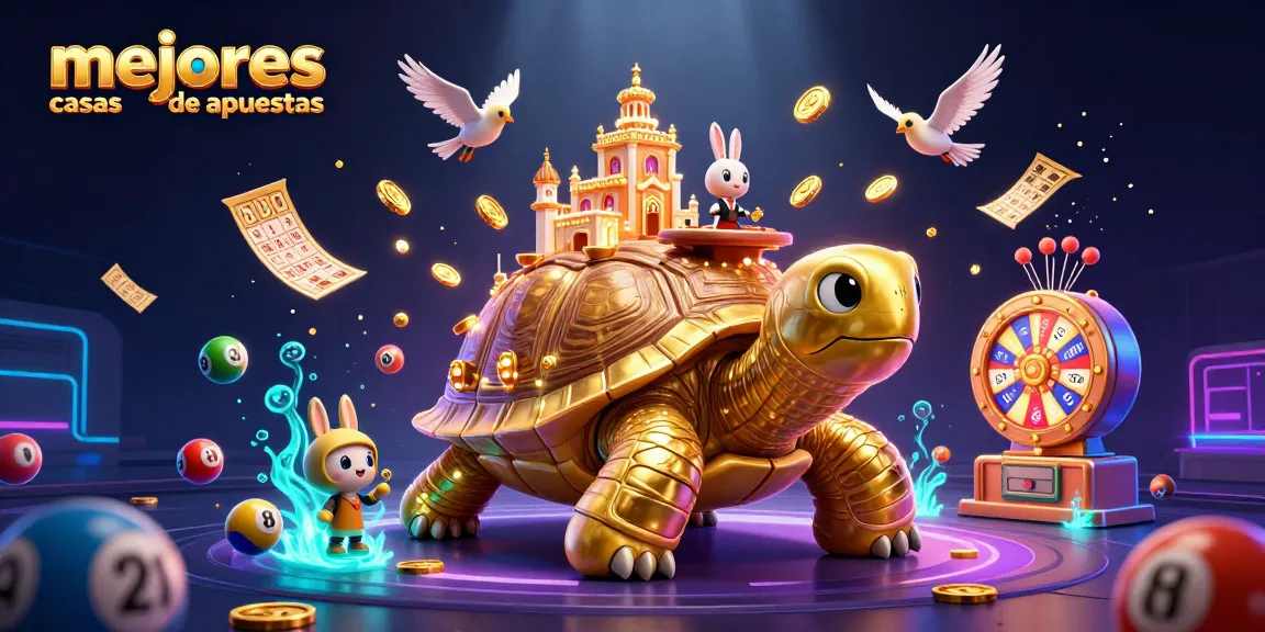 Encuentra las mejores casas de apuestas con la tortuga dorada y el crupier de conejo en juego.