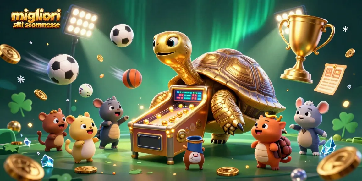 Esplora i migliori siti scommesse attraverso un'emozionante scena con animali e sport.