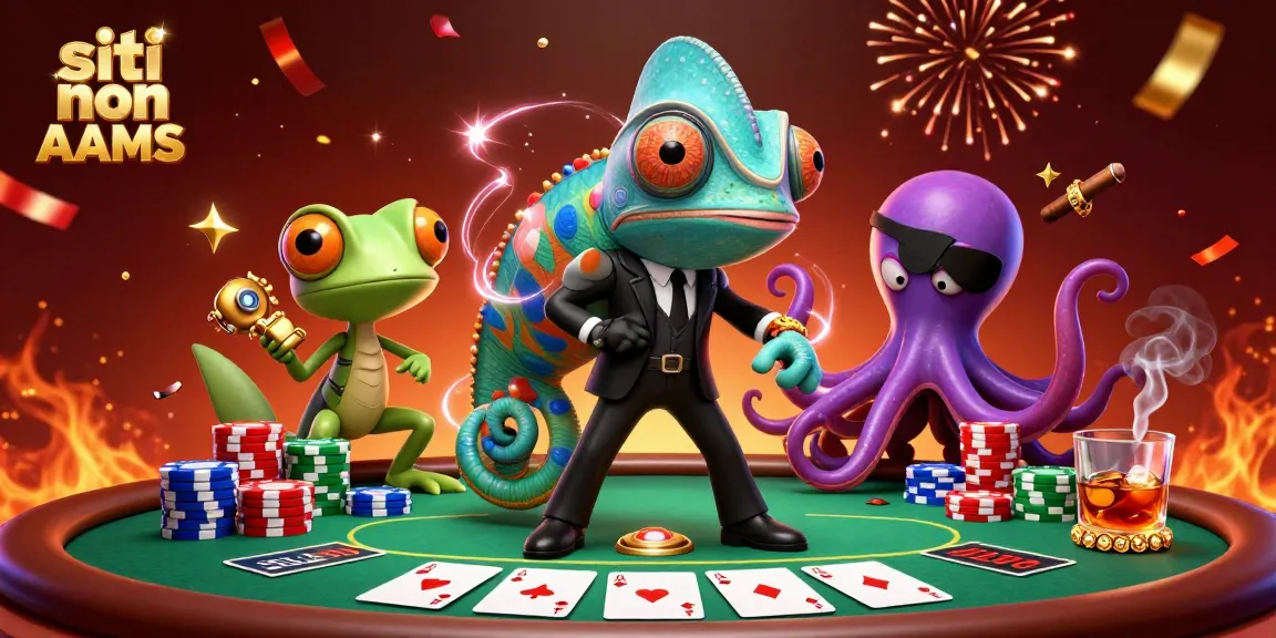 Gioca su siti non AAMS con un ambiente di poker vivace e personaggi dinamici.