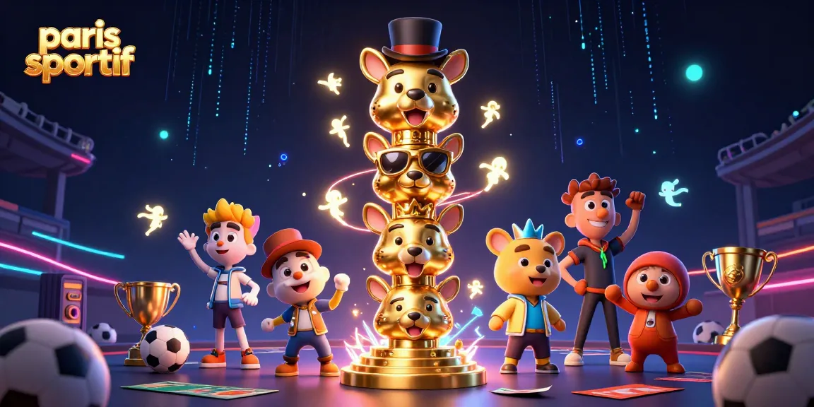 Pari sportif : remportez des trophées avec cette illustration dynamique et festive